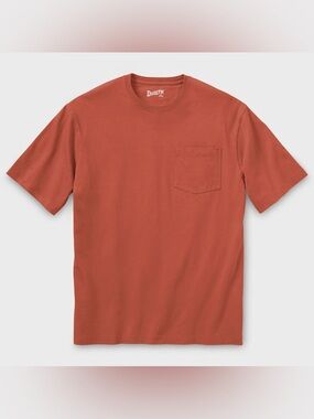 Duluth Trading Co Brick Red Short-Sleeve Pocket Tee